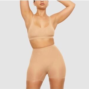 SKIMS Jelly Sheer Scoop Neck Bralette / Clay